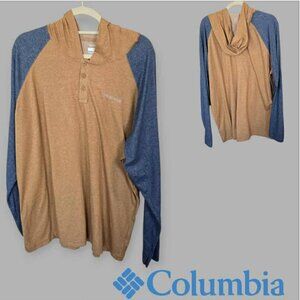 Columbia Omni Wick  Regular Fit Lightweight  Longsleeve Hooded Mens XXL